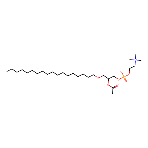 1-O-十八烷基-2-乙酰基-sn-甘油-3-磷酸胆碱，74389-69-8，>99