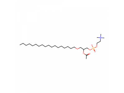1-O-十八烷基-2-乙酰基-sn-甘油-3-磷酸胆碱，74389-69-8，>99%