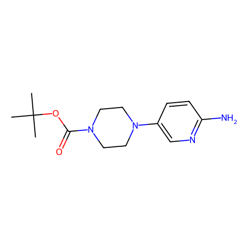 4-(<em>6</em>-<em>氨基</em>-<em>3</em>-<em>吡啶基</em>)哌嗪-1-甲酸叔丁酯，571188-59-5，≥98.0%(HPLC)