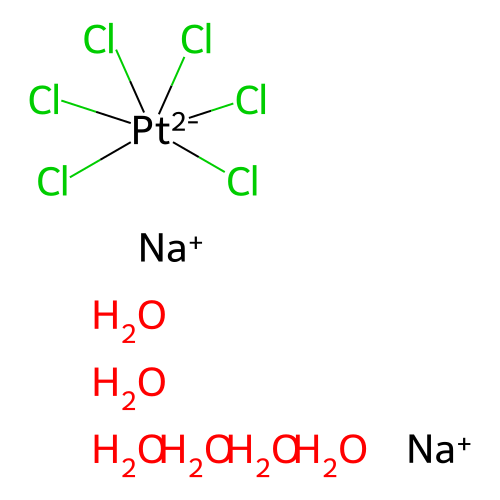 <em>六</em>氯代铂酸钠<em>六</em><em>水合</em>物，19583-77-8，Pt 34.0%