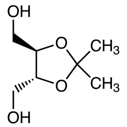 (-)-<em>2</em>,3-O-异亚丙基-D-苏糖醇，73346-74-4，97%