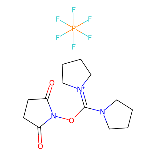 二<em>吡咯烷</em>基(<em>N</em>-琥珀酰亚<em>氨</em>氧基)碳六氟磷酸盐，207683-26-9，98%