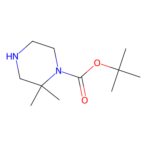 <em>2</em>,2-<em>二</em>甲基<em>哌嗪</em>-1-<em>羧酸</em>叔丁酯，674792-07-5，97%