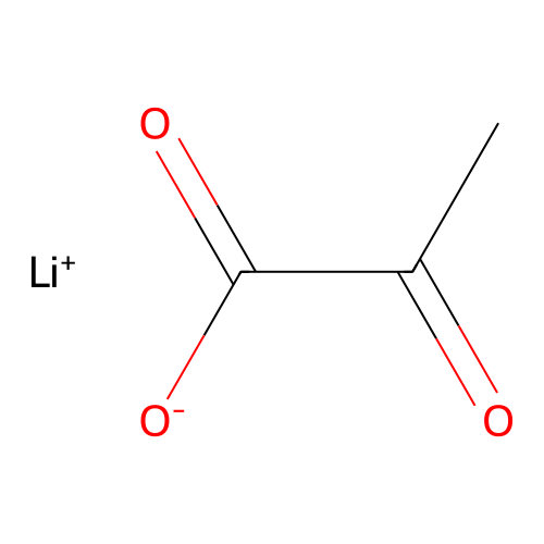 丙酮酸锂一水合物[GOT, GPT<em>标准</em><em>品</em>的保护剂]，2922-61-4，>95.0%(T)