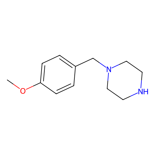 1-(4-甲氧基<em>苄基</em>)<em>哌嗪</em>，21867-69-6，97%