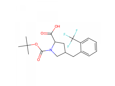 Boc-(R)-4-[2-(三氟甲基)苄基]-L-脯氨酸，957311-13-6，95%