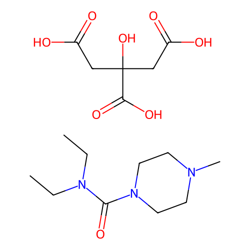 <em>乙胺</em>嗪柠檬酸盐，1642-54-2，≥98.0%(T)