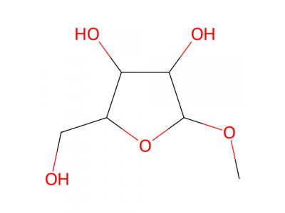 甲基-β-D-呋喃核糖苷，7473-45-2，>97.0%(HPLC)