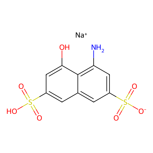 8-氨基-1-<em>萘酚</em>-3,6-<em>二</em>磺酸单<em>钠盐</em>，5460-09-3，80%