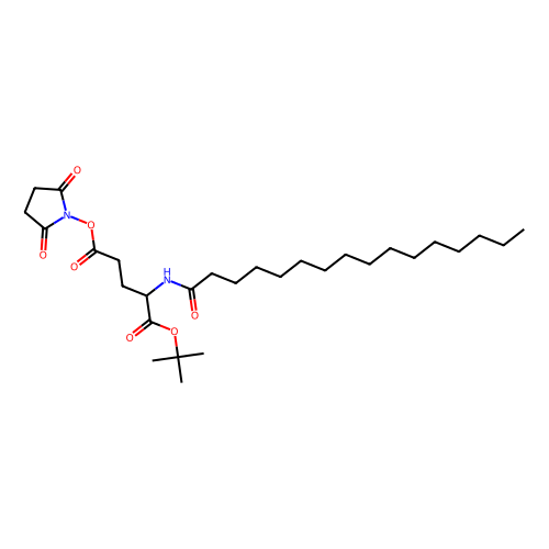 <em>N</em>-棕榈酰-<em>L</em>-谷氨酸1-叔丁基5-(<em>N</em>-琥珀酰亚胺)酯，204521-63-1，96%