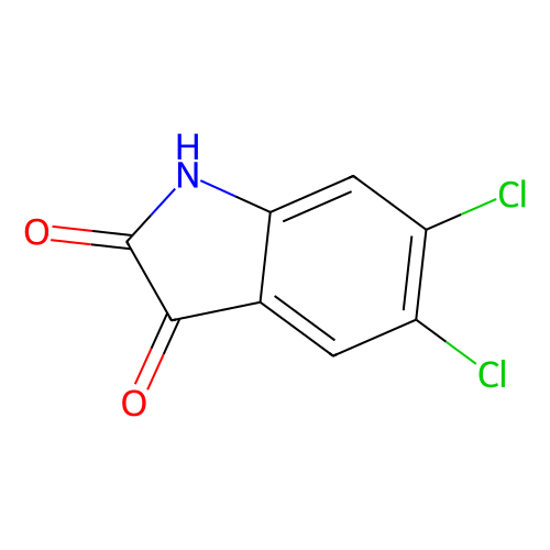5,6-二氯-1H-<em>吲哚</em>-<em>2</em>,3-二<em>酮</em>，1677-48-1，96%