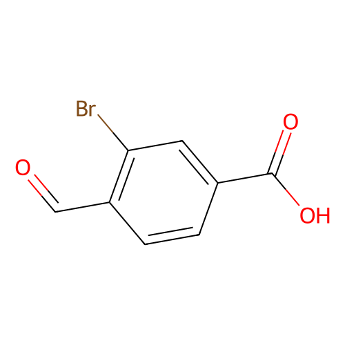 <em>3</em>-溴-4-甲酰基苯甲酸，91760-<em>66</em>-6，97%