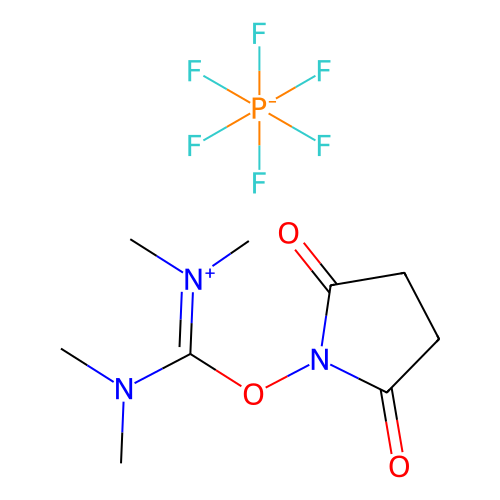 <em>N</em>,<em>N</em>,<em>N</em>',<em>N</em>'-四<em>甲基</em>-O-(<em>N</em>-琥珀酸亚胺基)<em>脲</em>六氟磷酸盐，265651-18-1，98%