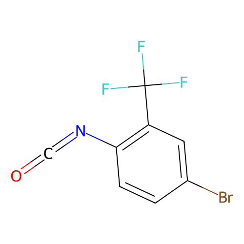 4-溴-2-(<em>三</em>氟甲基)苯基<em>异氰酸</em><em>酯</em>，186589-12-8，97%