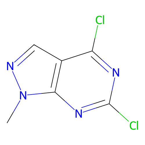 <em>4</em>,6-二氯-<em>1</em>-甲基-<em>1</em>H-吡唑并[<em>3,4-d</em>]嘧啶，98141-42-5，97%