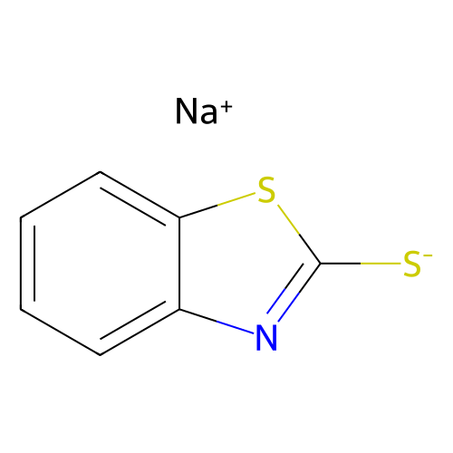 <em>2</em>-巯基苯并噻唑钠，2492-26-4，>97.0%(HPLC)