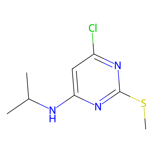 <em>6</em>-氯-N-(1-甲基乙基)-<em>2</em>-(甲硫<em>基</em>)-<em>4</em>-<em>嘧啶</em>胺，951884-<em>54</em>-1，98%