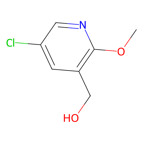 (5-氯-<em>2</em>-甲氧基<em>吡啶</em>-3-基)<em>甲醇</em>，351410-46-3，98%