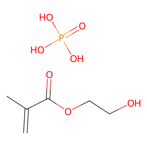 2-甲基-2-<em>丙烯酸</em>-2-<em>羟乙</em>基<em>酯</em>磷酸<em>酯</em>，52628-03-2，98%，contains 700-1000 ppm MEHQ，混合物