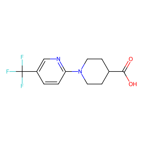 1-[<em>5</em>-(<em>三</em><em>氟</em><em>甲基</em>)-<em>2</em>-吡啶]哌啶-4-<em>羧酸</em>，406476-31-1，97%