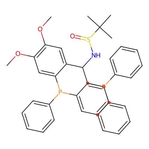 [S(R)]-N-[(1S)-2-(二<em>苯基</em><em>膦</em>)-1-(2-二<em>苯基</em><em>膦</em>-4,5-二<em>甲</em>氧基<em>苯基</em>)乙基]-2-叔丁基亚磺酰胺，2565792-27-8，≥95%