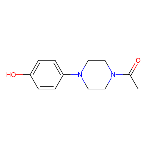 <em>1</em>-乙酰基-4-(4-羟基<em>苯基</em>)<em>哌嗪</em>，67914-60-7，98%