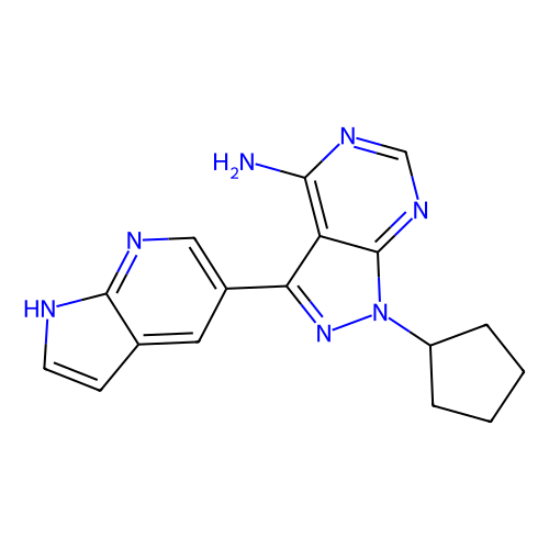 <em>PP</em>121,酪氨酸<em>和</em>磷酸肌醇激酶的双重抑制剂，1092788-83-4，≥98%