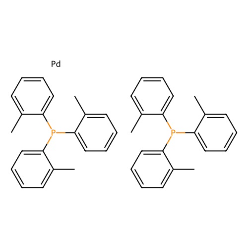 双(三-o-甲苯磷)钯(0)，69861-71-8，97