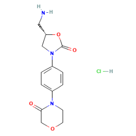 (S)-<em>4</em>-(<em>4</em>-(<em>5</em>-(氨基甲基)-<em>2</em>-氧代噁唑烷-<em>3</em>-基)苯基)吗啉-<em>3</em>-酮盐酸盐，898543-06-1，97%