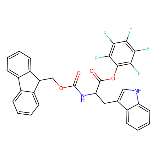 N-[芴甲氧羰基]-D-色氨酸<em>五</em><em>氟</em>甲基<em>酯</em>，136554-94-4，98%