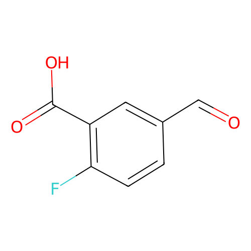 2-氟-5-甲酰基苯甲酸，<em>550363-85</em>-4，98%