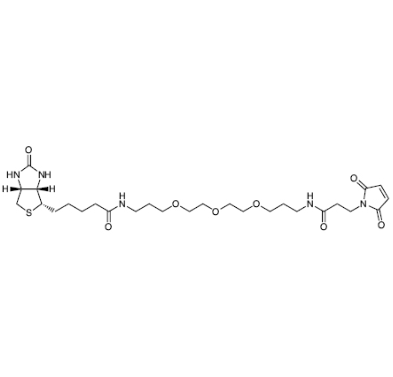 生物素-PEG3-<em>马来</em><em>酰</em>亚胺，525573-22-2，95%