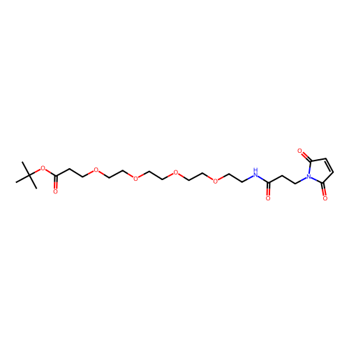 马来<em>酰</em><em>亚胺</em>-C₂-酰胺-PEG4-羧酸叔<em>丁</em>酯，1415800-35-9，98%