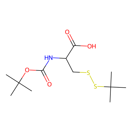 <em>Boc</em>-S-叔丁巯基-<em>L</em>-<em>半胱氨酸</em>，30044-61-2，≥99.0%