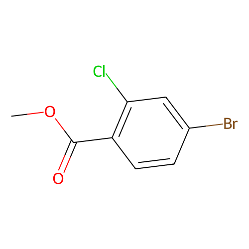 4-溴-<em>2</em>-<em>氯苯甲酸</em><em>甲</em><em>酯</em>，185312-82-7，≥98.0%(GC)