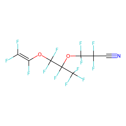 <em>2,2,3</em>,3-四氟-<em>3</em>-[[<em>1,1,1,2,3</em>,3-六氟-<em>3</em>-[(<em>1,2</em>,2-三氟乙烯基)氧基]丙烷-<em>2</em>-基]氧基]丙腈，69804-19-9，93%