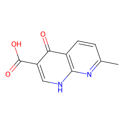 4-羟基-<em>7</em>-甲基-1,8-萘<em>啶</em>-3-羧酸，13250-97-0，97%