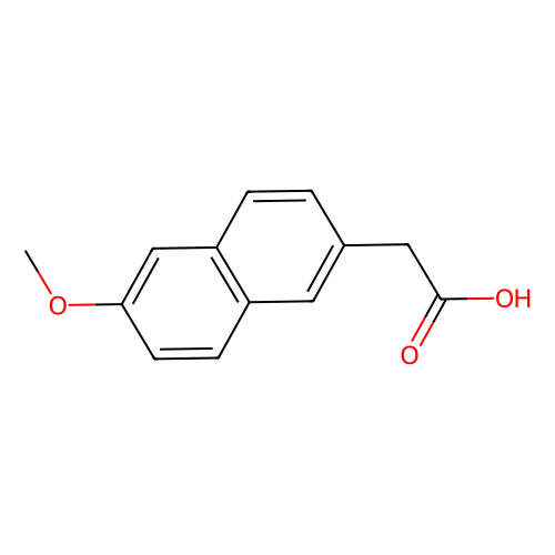 2-(<em>6</em>-甲氧基萘-2-基)乙酸，23981-<em>47</em>-7，98%