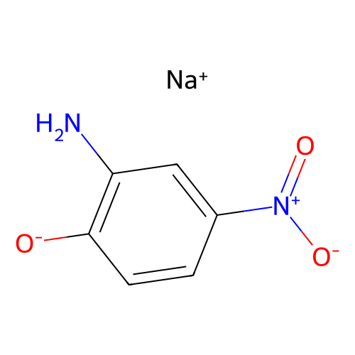 <em>2</em>-氨基-<em>4</em>-硝基苯酚钠盐，61702-43-0，>80.0%