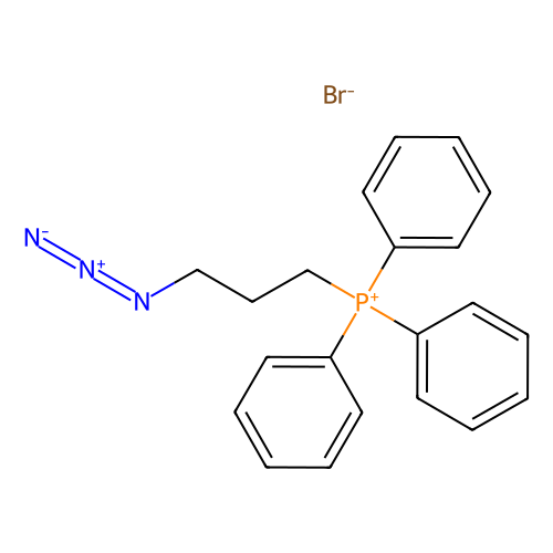 (<em>3</em>-叠氮基丙基)三苯基溴化鏻，127611-39-6，97%