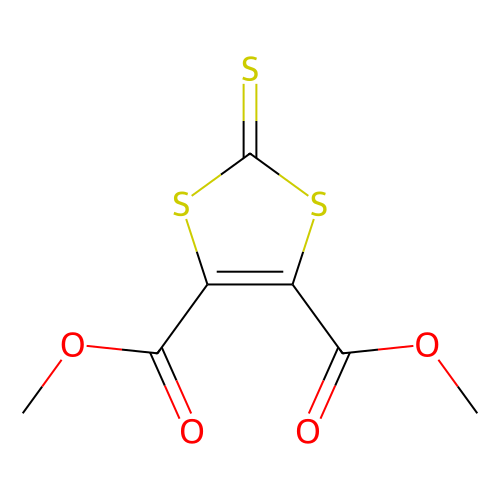 1,3-<em>二</em>硫<em>杂</em><em>环</em>戊<em>二</em><em>烯</em>-<em>2</em>-硫酮-4,5-<em>二甲酸</em><em>二甲</em><em>酯</em>，7396-41-0，98%