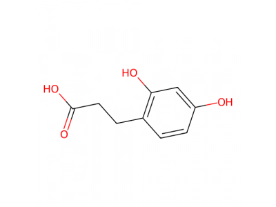 3-(2,4-二羟基苯)丙酸，5631-68-5，10mM in DMSO