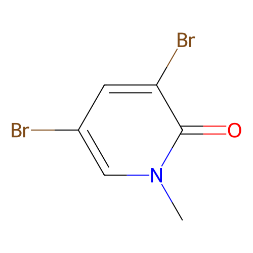 3,5-二溴-<em>1</em>-<em>甲基</em>吡啶-2(<em>1H</em>)-酮，14529-54-5，98%