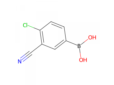4-氯-3-氰基苯硼酸(含有数量不等的酸酐)，871332-95-5，98%