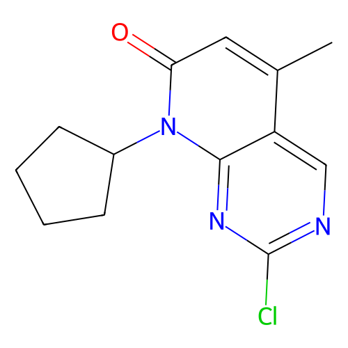 <em>2</em>-氯-<em>8</em>-环戊基-5-甲基-<em>8</em>H-吡啶并[<em>2,3-d</em>]嘧啶基-<em>7</em>-酮，1013916-37-4，97%