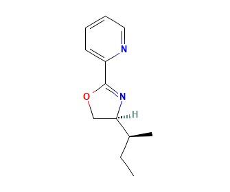 (S)-4-((S)-<em>仲</em><em>丁基</em>)-2-(吡啶-2-基)-4,5-二氢恶唑，108915-03-3，94%