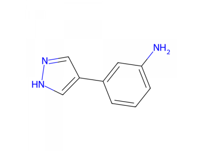 3-(1H-吡唑-4-基)苯胺，1170691-45-8，95%
