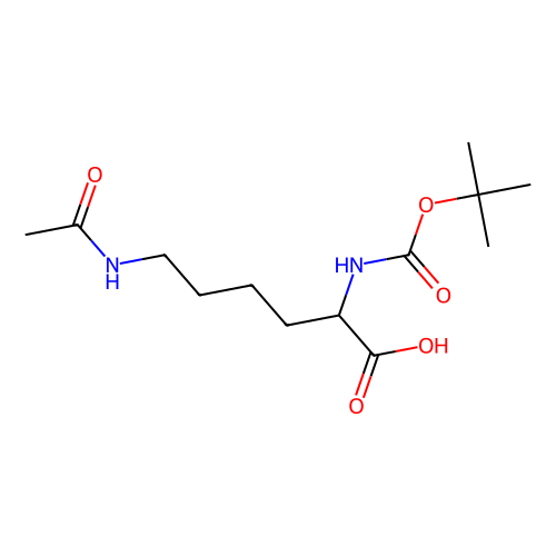 N-Boc-N'-乙酰基-<em>L</em>-<em>赖氨酸</em>，6404-26-8，≧95%