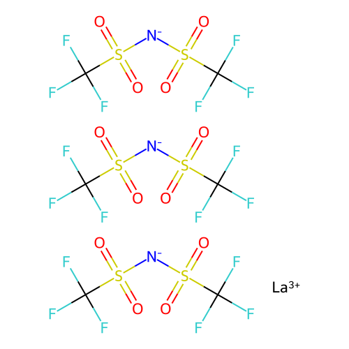 双(三氟甲基磺酰基)酰亚胺镧(III)，168106-26-1，>98.0