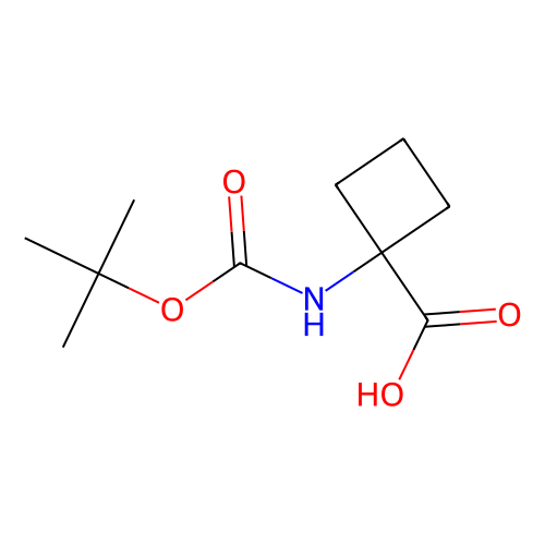 N-<em>Boc-1</em>-<em>氨基</em><em>环</em>丁烷羧酸，120728-10-1，97%